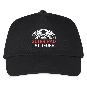 Bon vélo est cher BBS - Casquette de baseball Enfant - noir - Devant