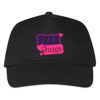 free hugs / Free Hugs (2c) - Casquette de baseball Enfant - noir - Devant
