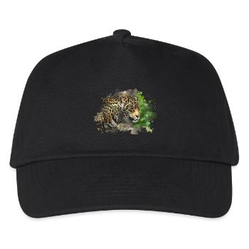leopard - Kids’ Baseball Cap - black - Front