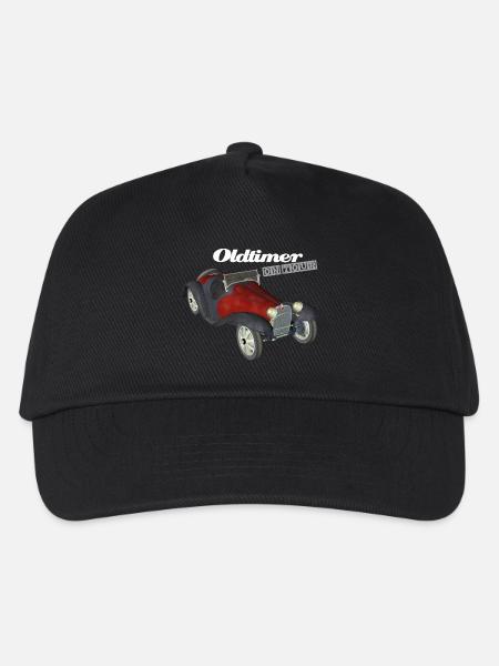 Oldtimer on Tour - Kinder Basecap - Schwarz