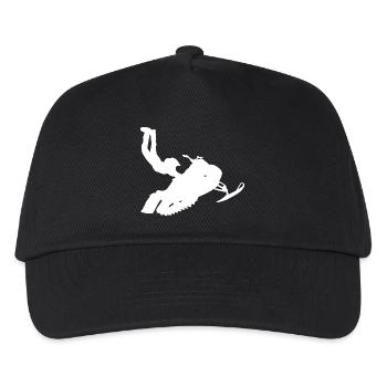 Motoneige motoneige motoneige - Casquette de baseball Enfant - noir - Devant