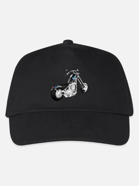 Motorrad - Kinder Basecap - Schwarz