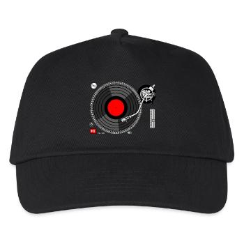Dj Turntable - Kids’ Baseball Cap - black - Front