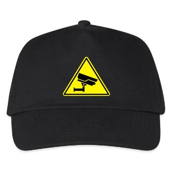 security camera - Kids’ Baseball Cap - black - Front