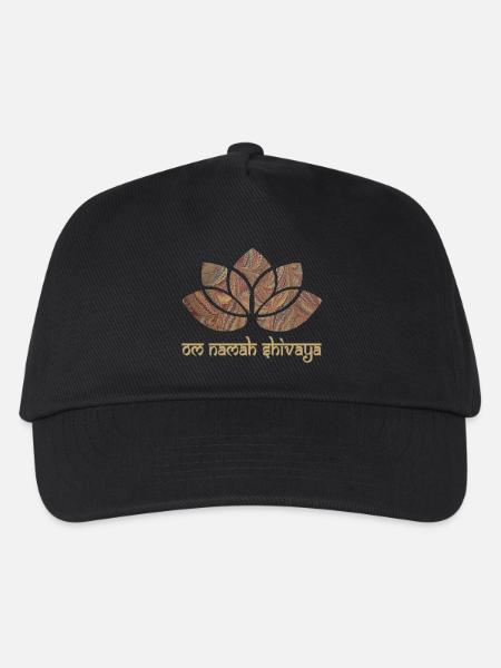 mantra om namah shivaya e 22 - Kinder Basecap - Schwarz