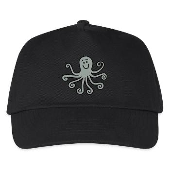 Octopus - Kids’ Baseball Cap - black - Front