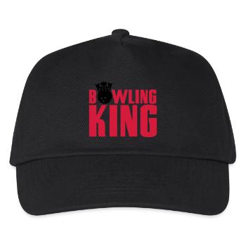 Bowling King - Kinder Basecap - Schwarz - Vorne