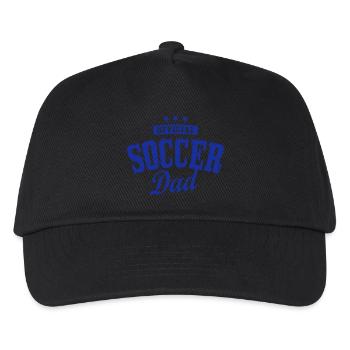 soccer dad - Kinder Basecap - Schwarz - Vorne