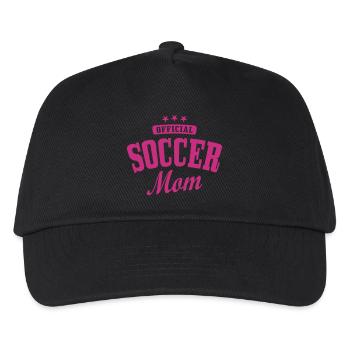 soccer mom - Kinder Basecap - Schwarz - Vorne
