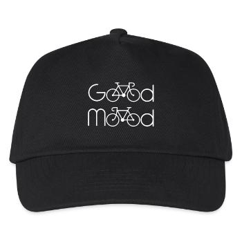 Good Mood Bicycle - Design - Kids’ Baseball Cap - black - Front