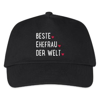 Best Wife in the World - Kids’ Baseball Cap - black - Front