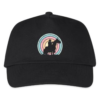 Cowboy - Western - Kids’ Baseball Cap - black - Front