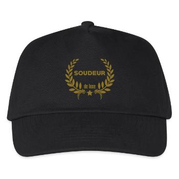 Soudeur / Soudeuse / Soudage / Soudure / Industrie - Casquette de baseball Enfant - noir - Devant