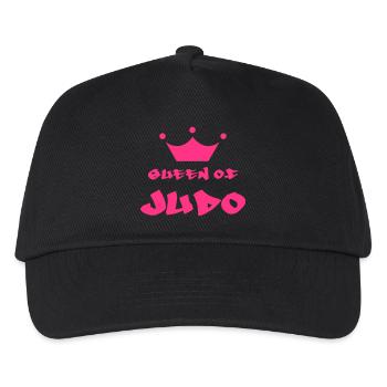 Judo / Judoka / Sport / Fight / Fighter / Strong - Casquette de baseball Enfant - noir - Devant