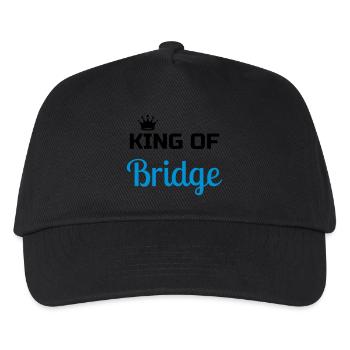 Bridge / Kartenspiel / Brettspiel / Whist - Kinder Basecap - Schwarz - Vorne