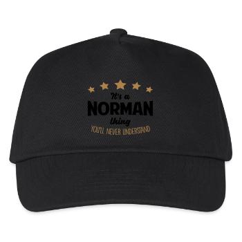 It's a norman name thing stars never unde - Kids’ Baseball Cap - black - Front