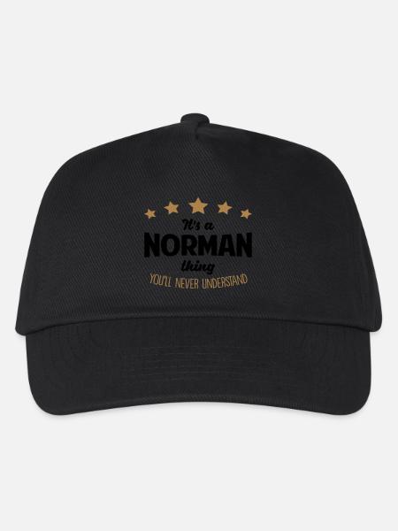 It's a norman name thing stars never unde - Kids’ Baseball Cap - black