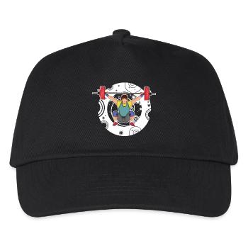 Weightlifting - Snatch - Push - Weightlifting - Kids’ Baseball Cap - black - Front