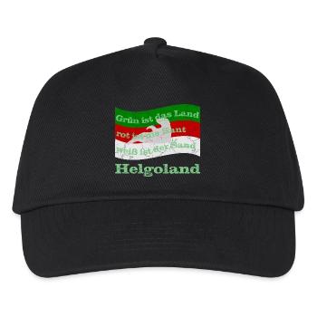 helgoland insel - Kinder Basecap - Schwarz - Vorne