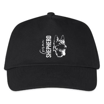 Deutscher Schäferhund - Kinder Basecap - Schwarz - Vorne