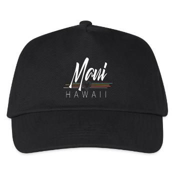 Maui Hawaii - Kinder Basecap - Schwarz - Vorne