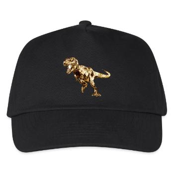 Prehistoric Dinosaur Print - Kids’ Baseball Cap - black - Front