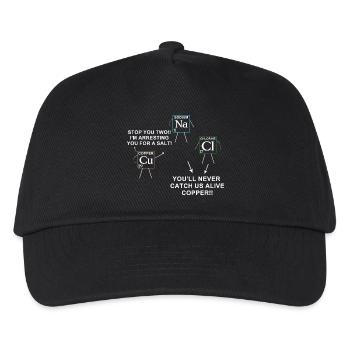 science - Casquette de baseball Enfant - noir - Devant