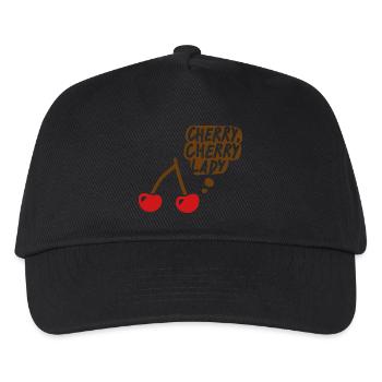 Cherry, cherry lady - Kinder Basecap - Schwarz - Vorne