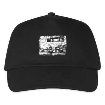 Barkas B1000 Grunge Look - Kinder Basecap - Schwarz - Vorne