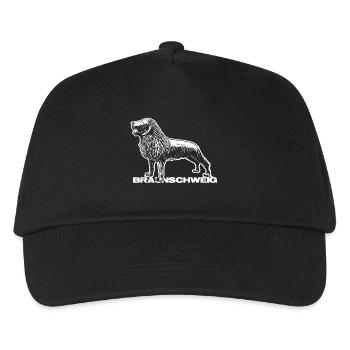 Brunswick Lion T-Shirt Sticker Gift Idea - Kids’ Baseball Cap - black - Front
