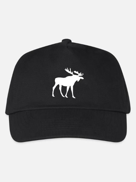 Moose Moose - Kids’ Baseball Cap - black