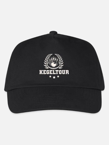 Kegeln Kegeltour - Kinder Basecap - Schwarz
