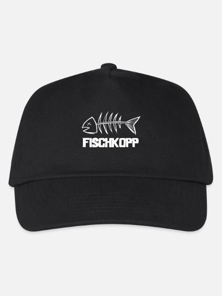 Fischkopp - Kinder Basecap - Schwarz