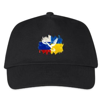 Ukraine Russia Conflict Dove of Peace - Kids’ Baseball Cap - black - Front