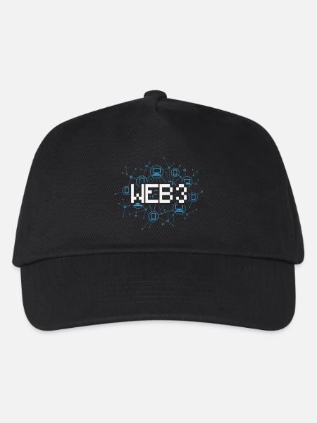 Web3 - Kinder Basecap - Schwarz