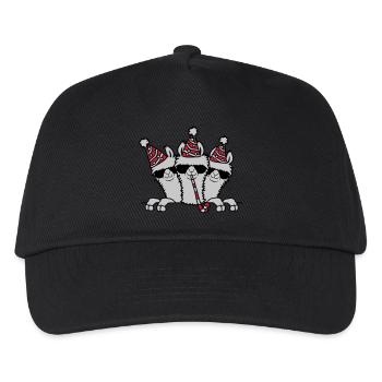 Celebrate Party Lama's Birthday - Kids’ Baseball Cap - black - Front