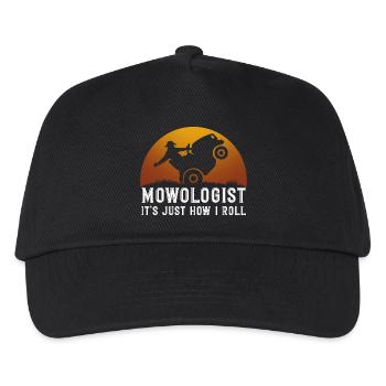 Lawn Mower Gardener Garden Hobby Gardener - Kids’ Baseball Cap - black - Front