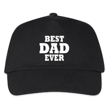 Best dad ever - Kids’ Baseball Cap - black - Front