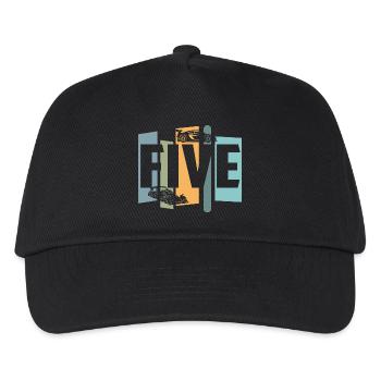 Five years old - Kids’ Baseball Cap - black - Front