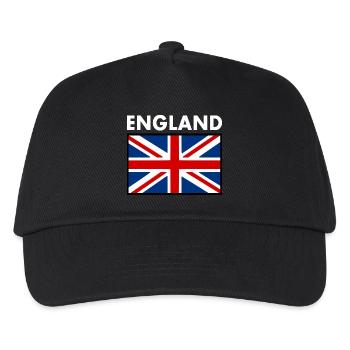 angleterre - Casquette de baseball Enfant - noir - Devant