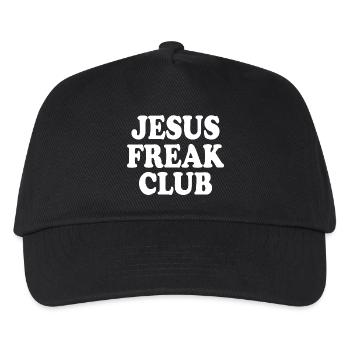 Jesus freak club - Kids’ Baseball Cap - black - Front