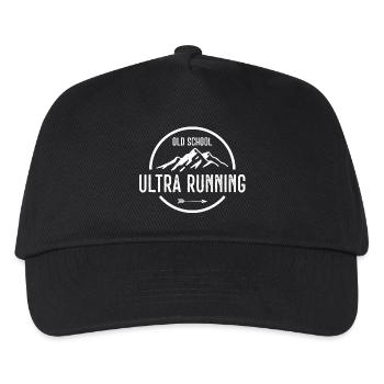 Old-School-Ultra-Running - Kinder Basecap - Schwarz - Vorne