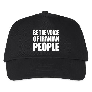 Be the voice of iranian people - Kids’ Baseball Cap - black - Front