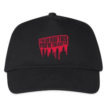 trop près de moi - Casquette de baseball Enfant - noir - Devant