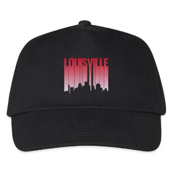 Louisville Skyline Gradient Silhouette - Kinder Basecap - Schwarz - Vorne