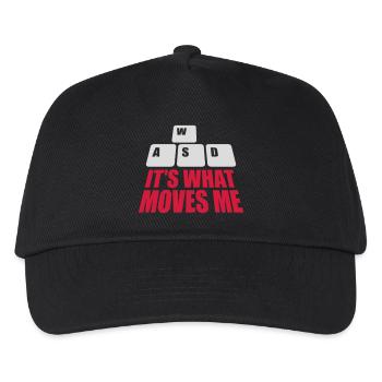 c’est ce qui m’émeut - Casquette de baseball Enfant - noir - Devant
