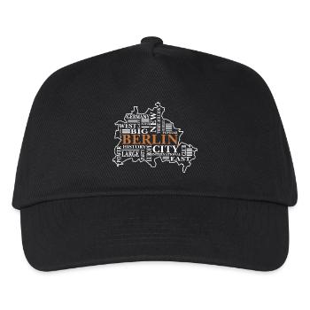 Berlin Vibes-Streetwear für Hauptstadt-Liebhaber - Kinder Basecap - Schwarz - Vorne