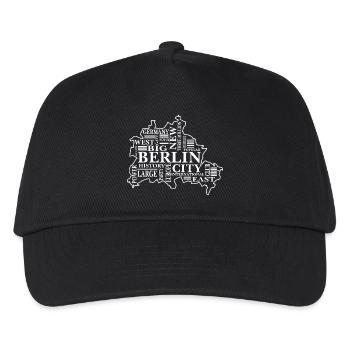 Berlin Vibes-Streetwear für Hauptstadt-Liebhaber - Kinder Basecap - Schwarz - Vorne