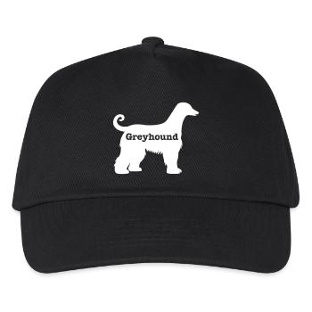 Lévrier - Casquette de baseball Enfant - noir - Devant