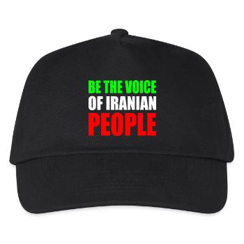 Be the voice of iranian people - Kids’ Baseball Cap - black - Front